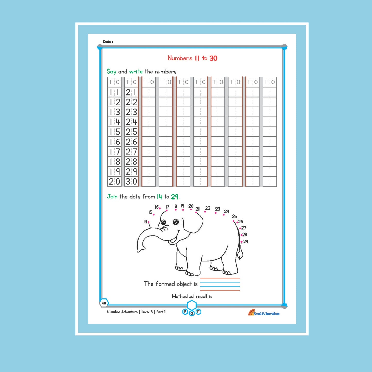 30-Day Maths Skill Quest Activity Worksheet Set Level 3