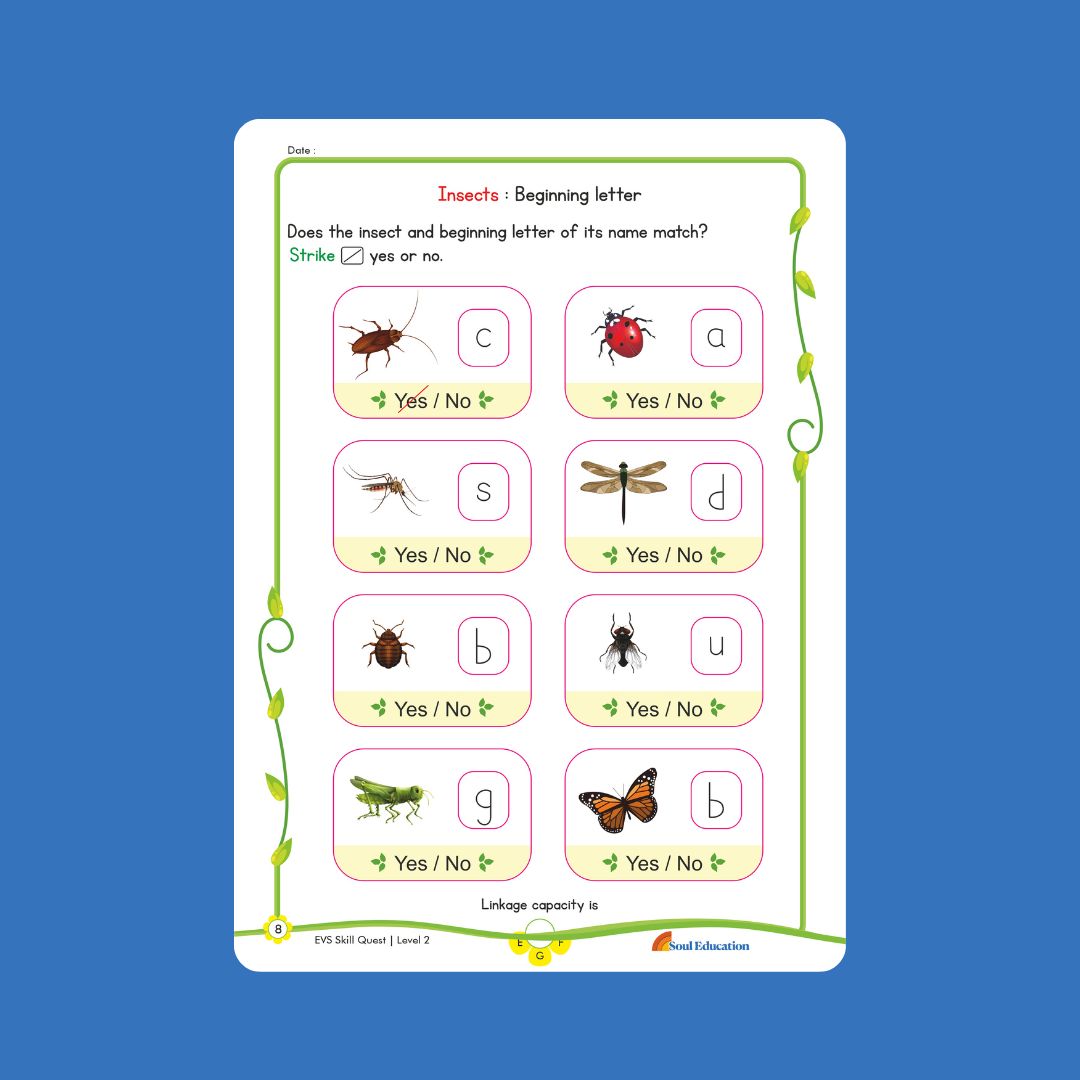30-Day Environmental Studies Activity Worksheet Set Level 2