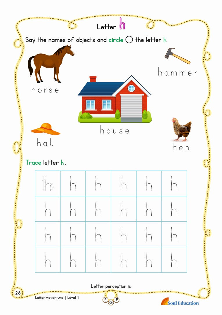 English Letter Adventure Level 1