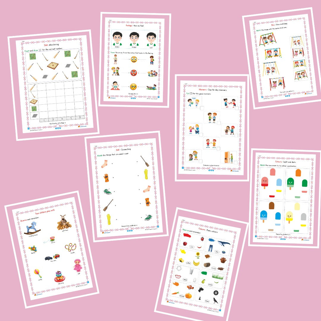 Level 2 Worksheet Yearly Set