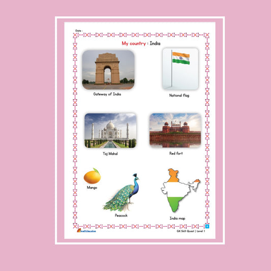 30-Day General Knowledge Activity Worksheet Set Level 1