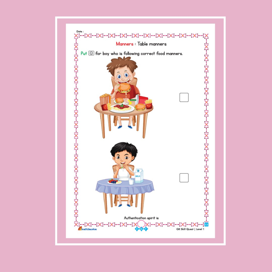 30-Day General Knowledge Activity Worksheet Set Level 1