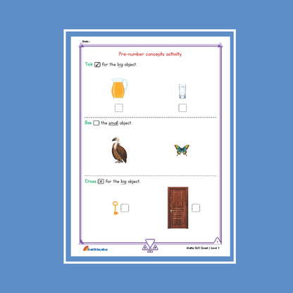 30-Day Maths Skill Quest  Activity Worksheet Set Level 1
