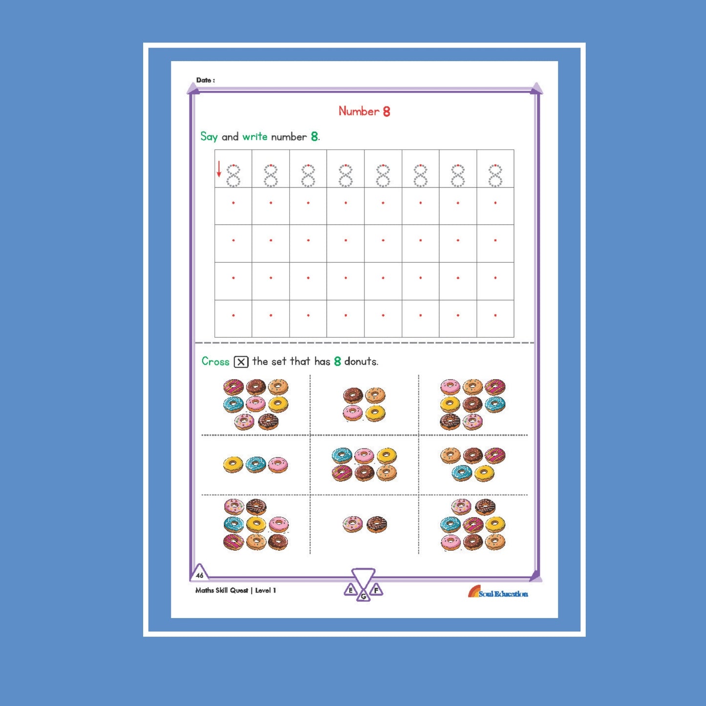 30-Day Maths Skill Quest  Activity Worksheet Set Level 1