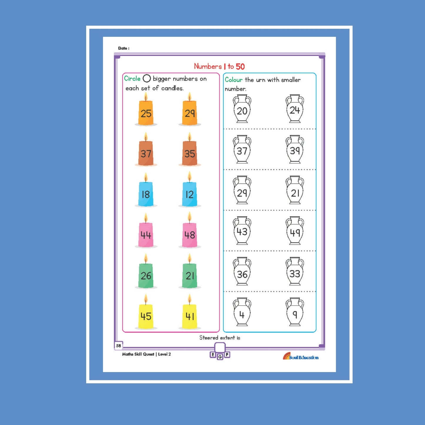 30-Day Maths Skill Quest  Activity Worksheet Set Level 2