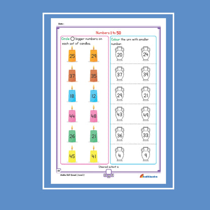 30-Day Maths Skill Quest  Activity Worksheet Set Level 2