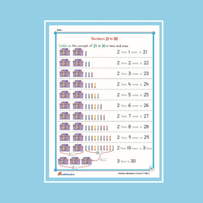 30-Day Maths Skill Quest  Activity Worksheet Set Level 3