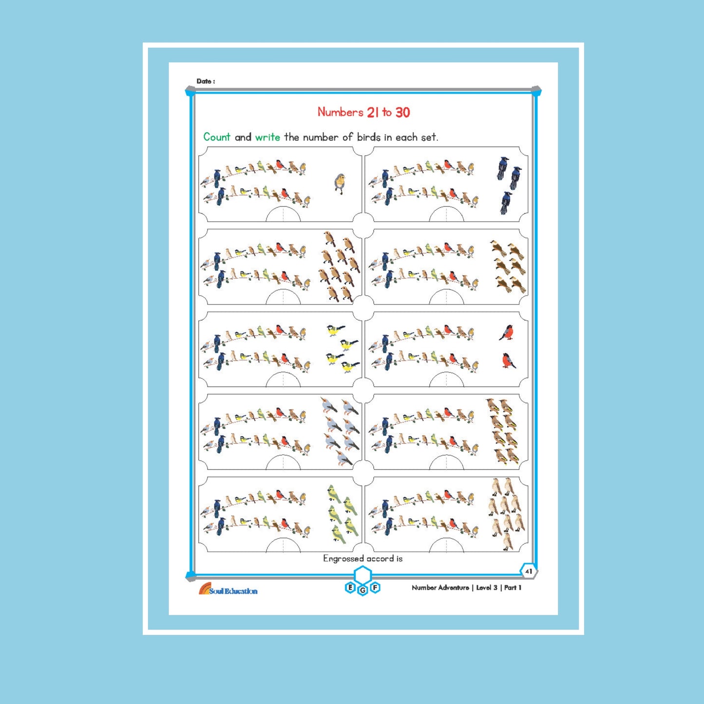 30-Day Maths Number Adventure Activity Worksheet Set Level 3