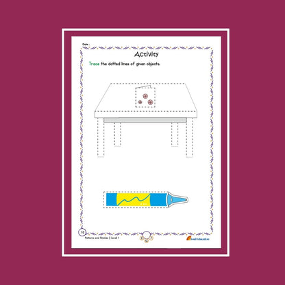 30-Day Strokes And Patterns Activity Worksheet Set Level 1