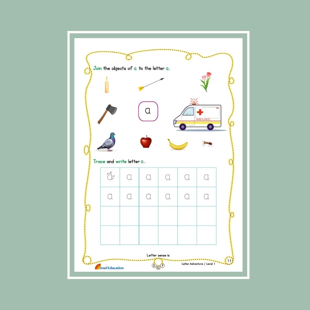 English Letter Adventure Level 1
