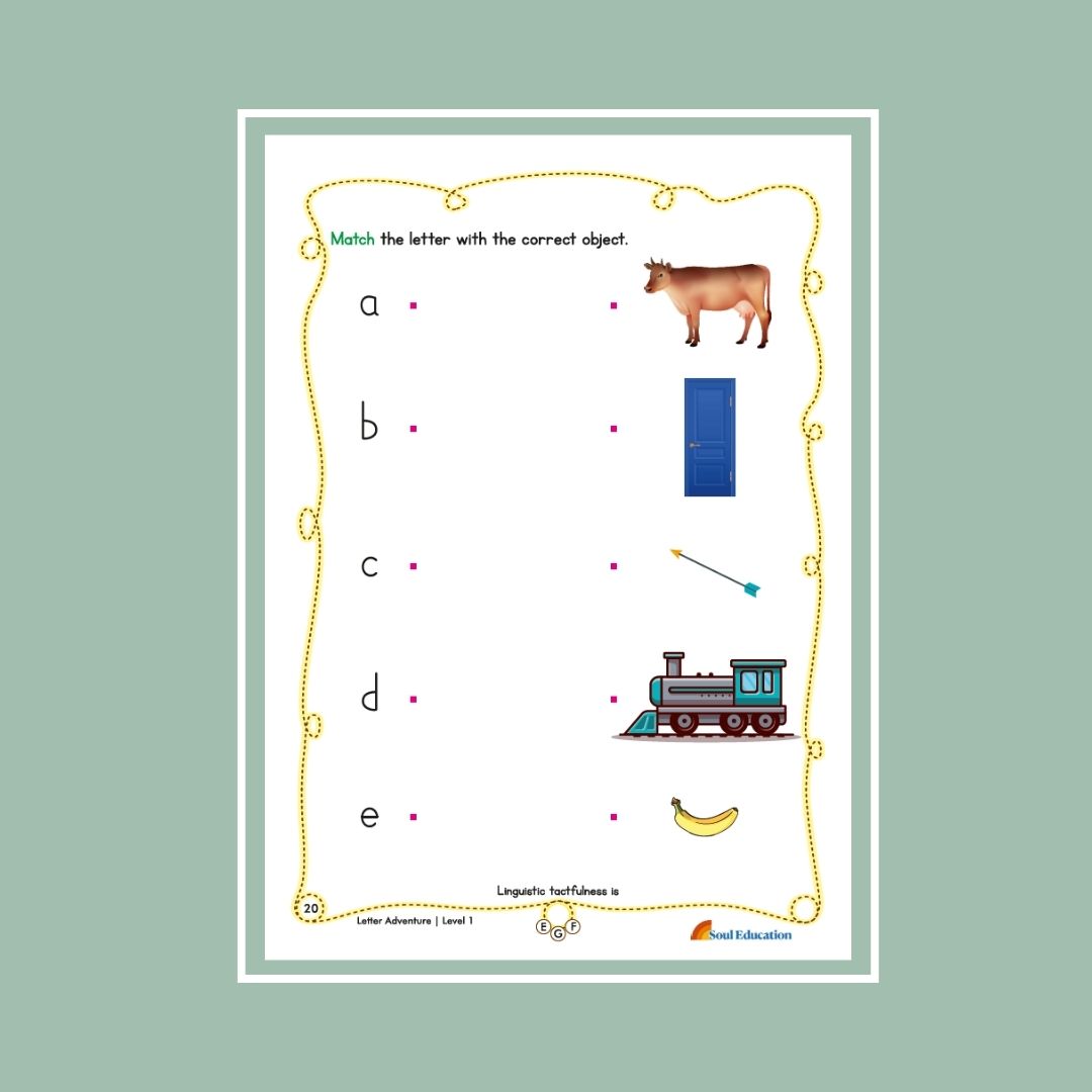 English Letter Adventure Level 1