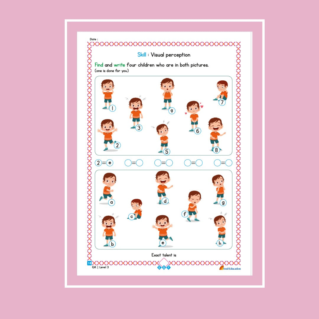 30 Day General Knowledge Activity Worksheet Set Level 3