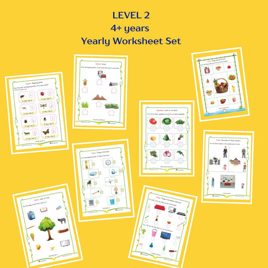 Level 2 Worksheet Yearly Set